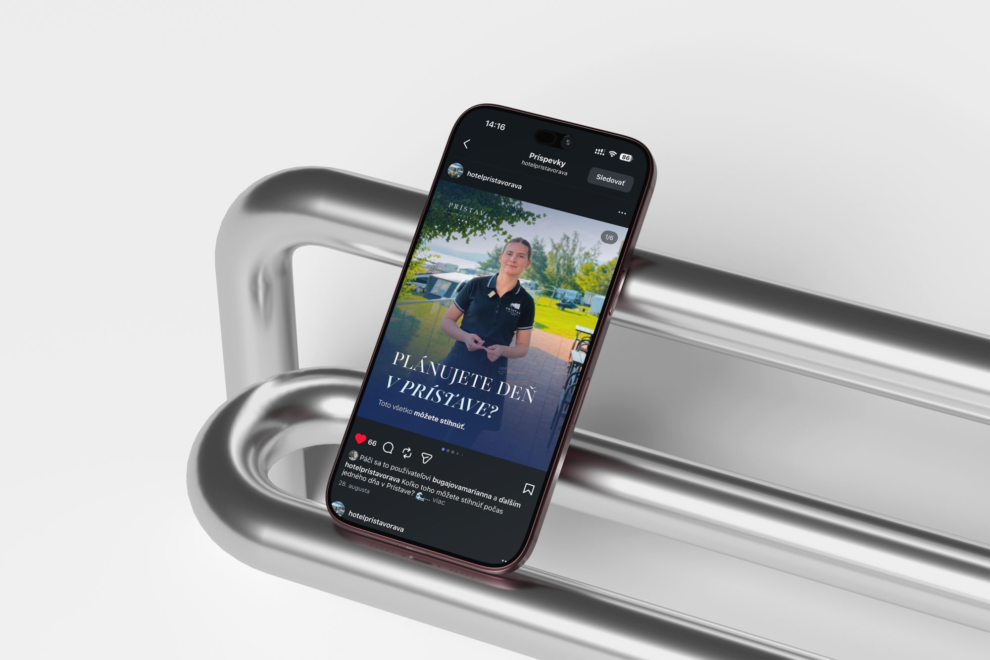 Reklama Hotela Prístav v mobile